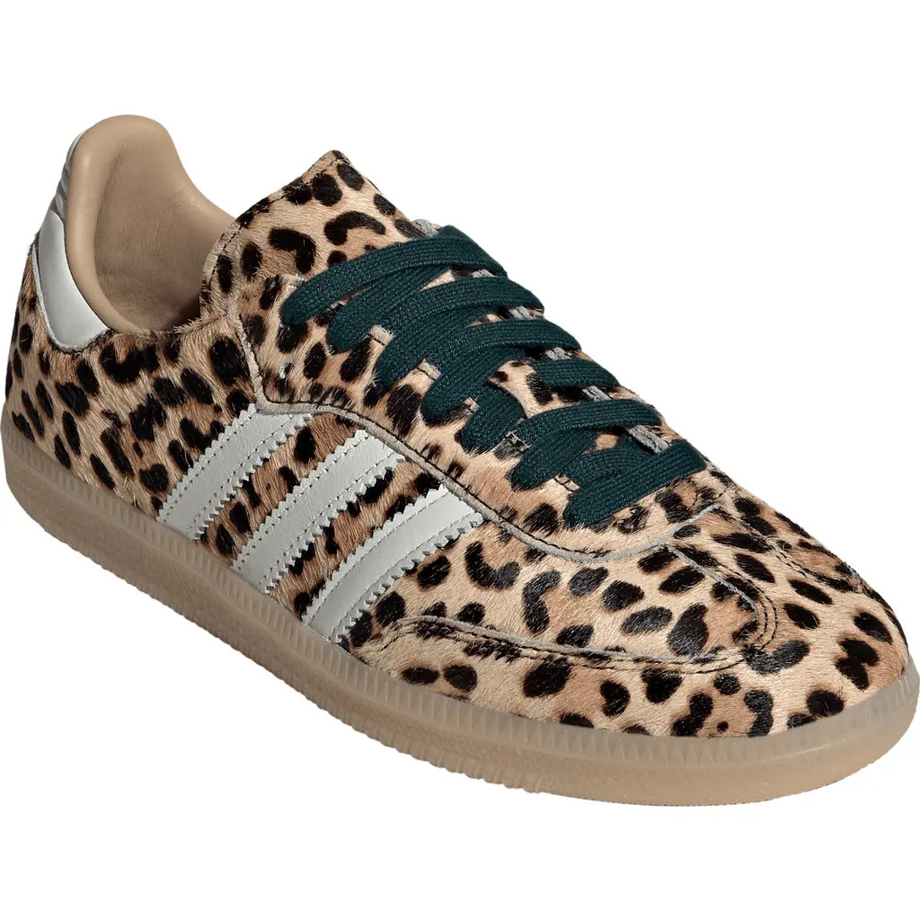 adidas Gender Inclusive Genuine Calf Hair Samba OG Sneaker in Magic Beige/ivory/gum 3 at Nordstrom, Size 5 | Nordstrom
