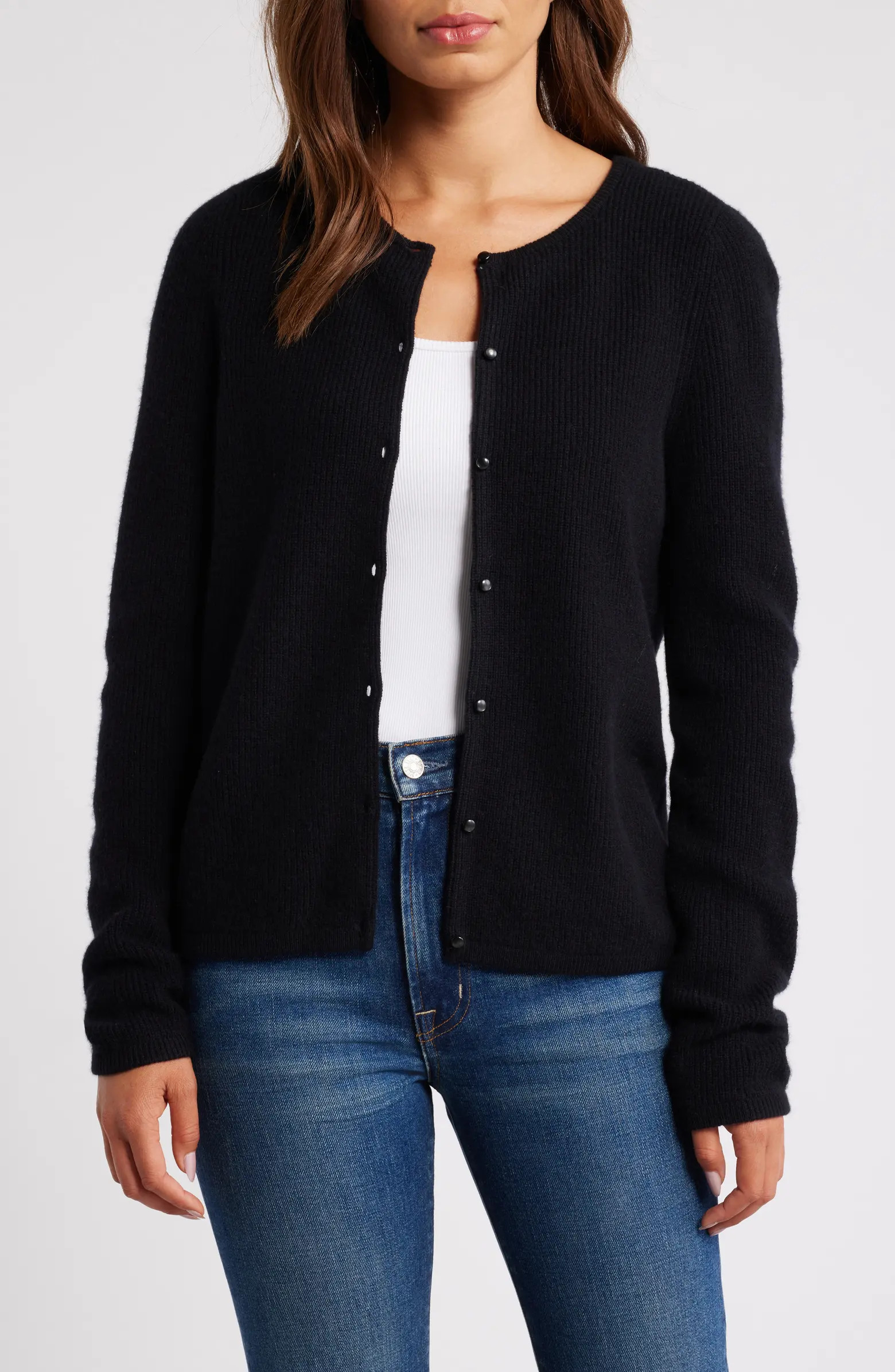 Caslon® Wool & Cashmere Cardigan | Nordstrom | Nordstrom