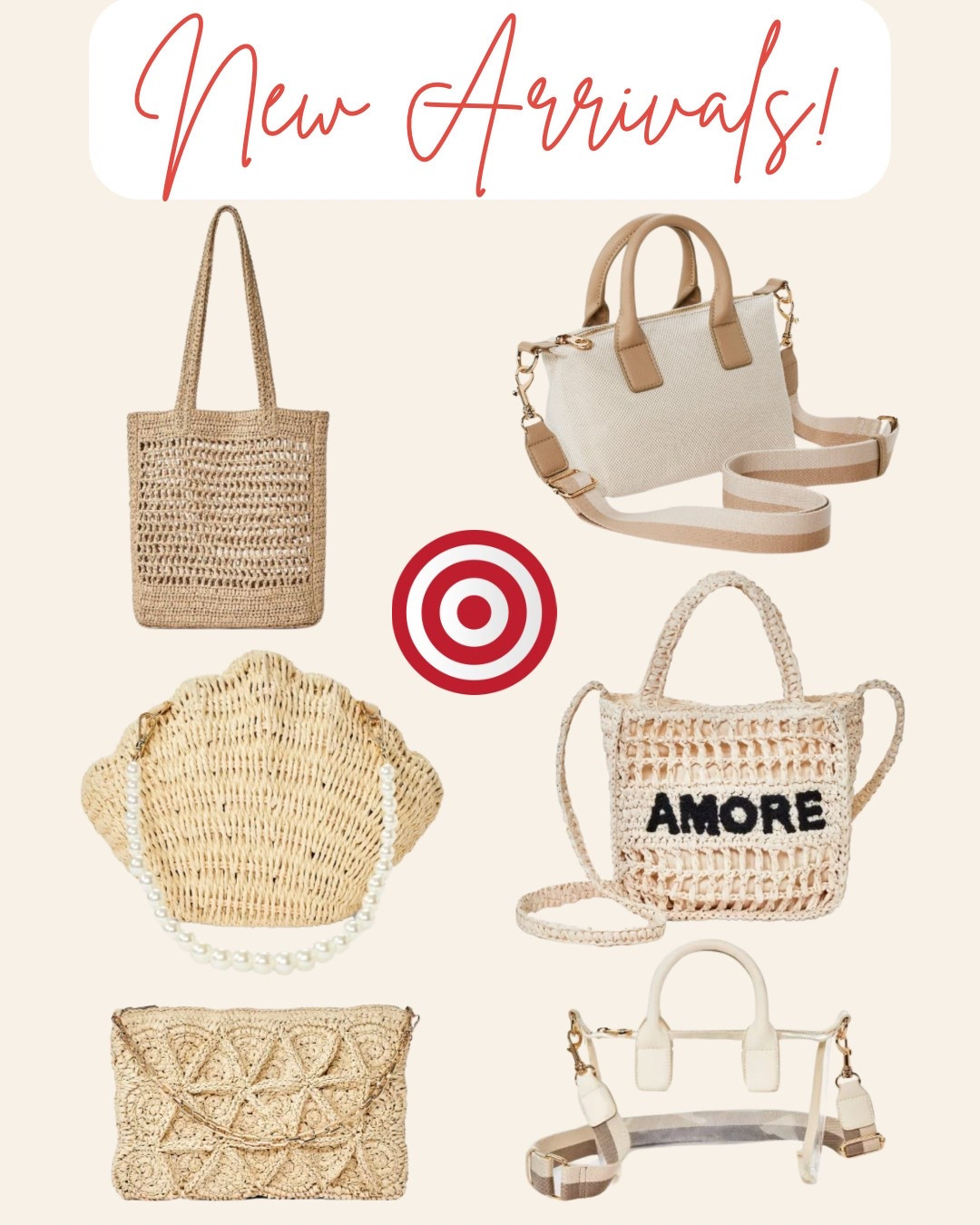 ✨ New Arrival Handbags for Spring/Summer! 🎯 #Handbag #Crossbody #SummerBag


#LTKFindsUnder50 #LTKSaleAlert #LTKItBag