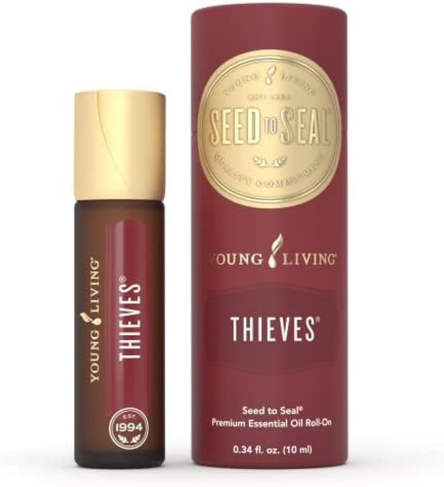 Young Living Thieves Roll-On - 10 ml - Pre-Diluted Essential Oil Blend for On-The-Go Application ... | Amazon (US)
