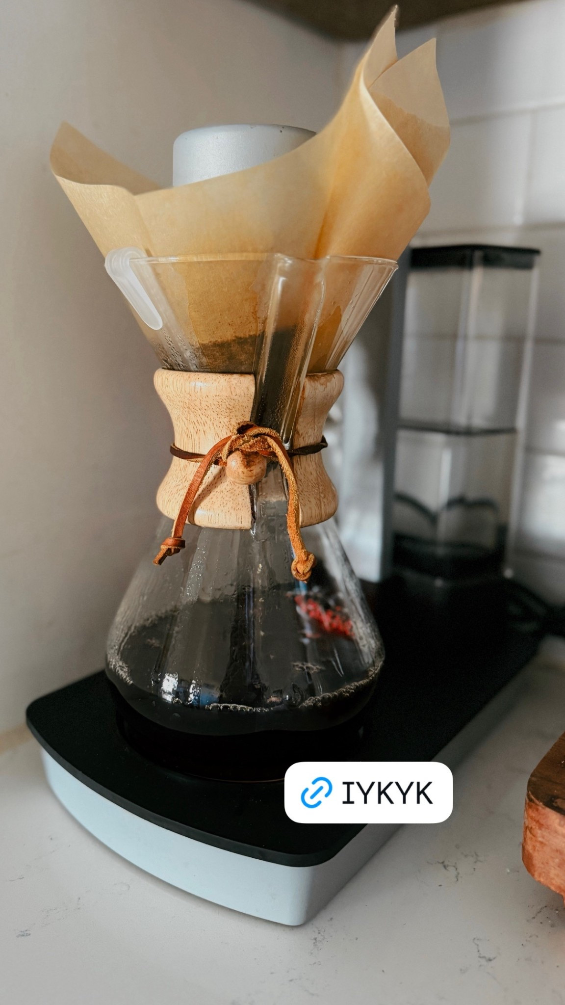 Our coffee maker and we get the natural coffee filters. 

#LTKHome #LTKmorningroutine