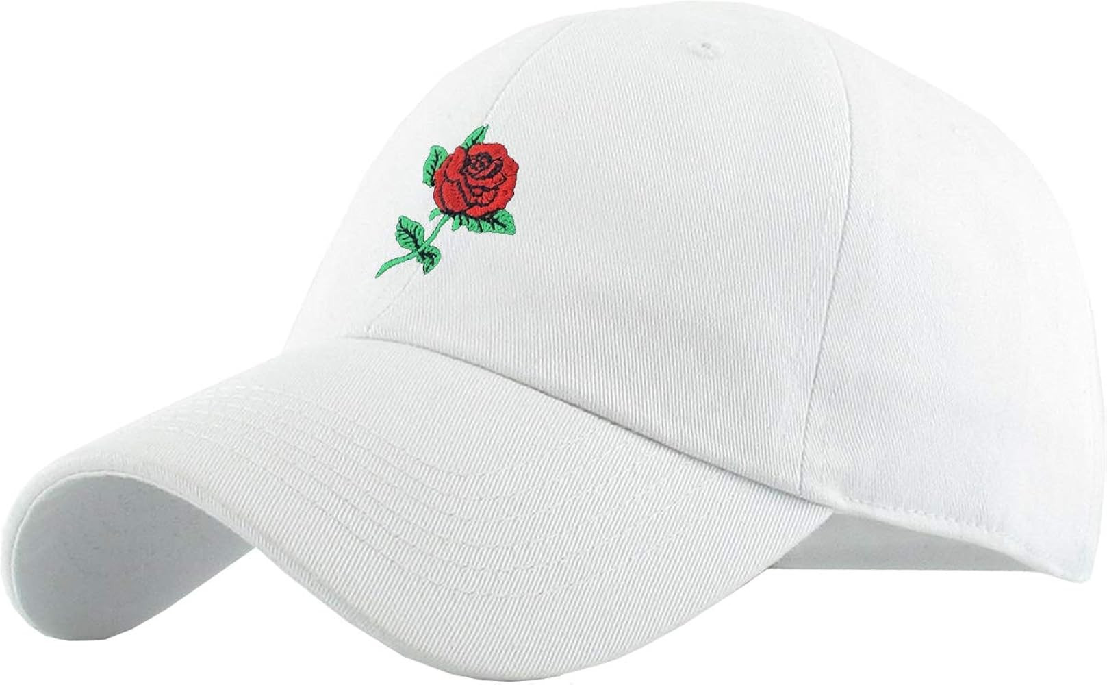 Rose Flowers Love Good Vibes Men Women Dad Hat Baseball Cap Adjustable Unisex | Amazon (US)