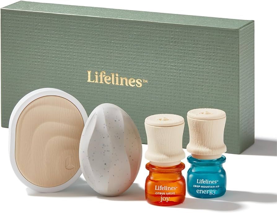Sensory Immersion Gift Set, Includes Grounding Stone Fidget, Everyday Diffuser, and Two Bottles o... | Amazon (US)