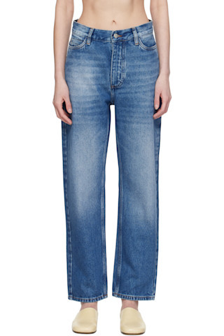 Studio Nicholson - Blue Ruthe Jeans | SSENSE