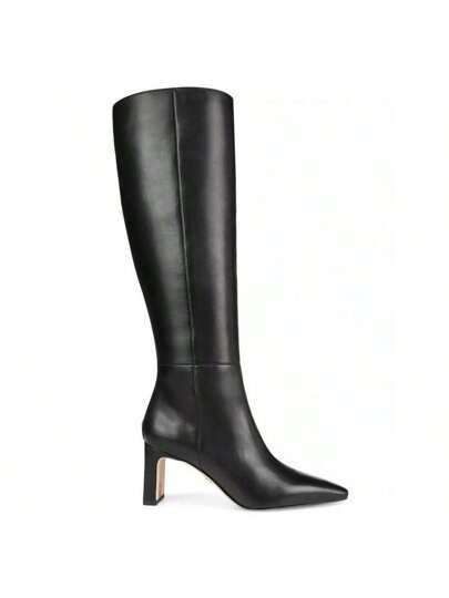 Sylvia 70MM Leather Boots | SHEIN