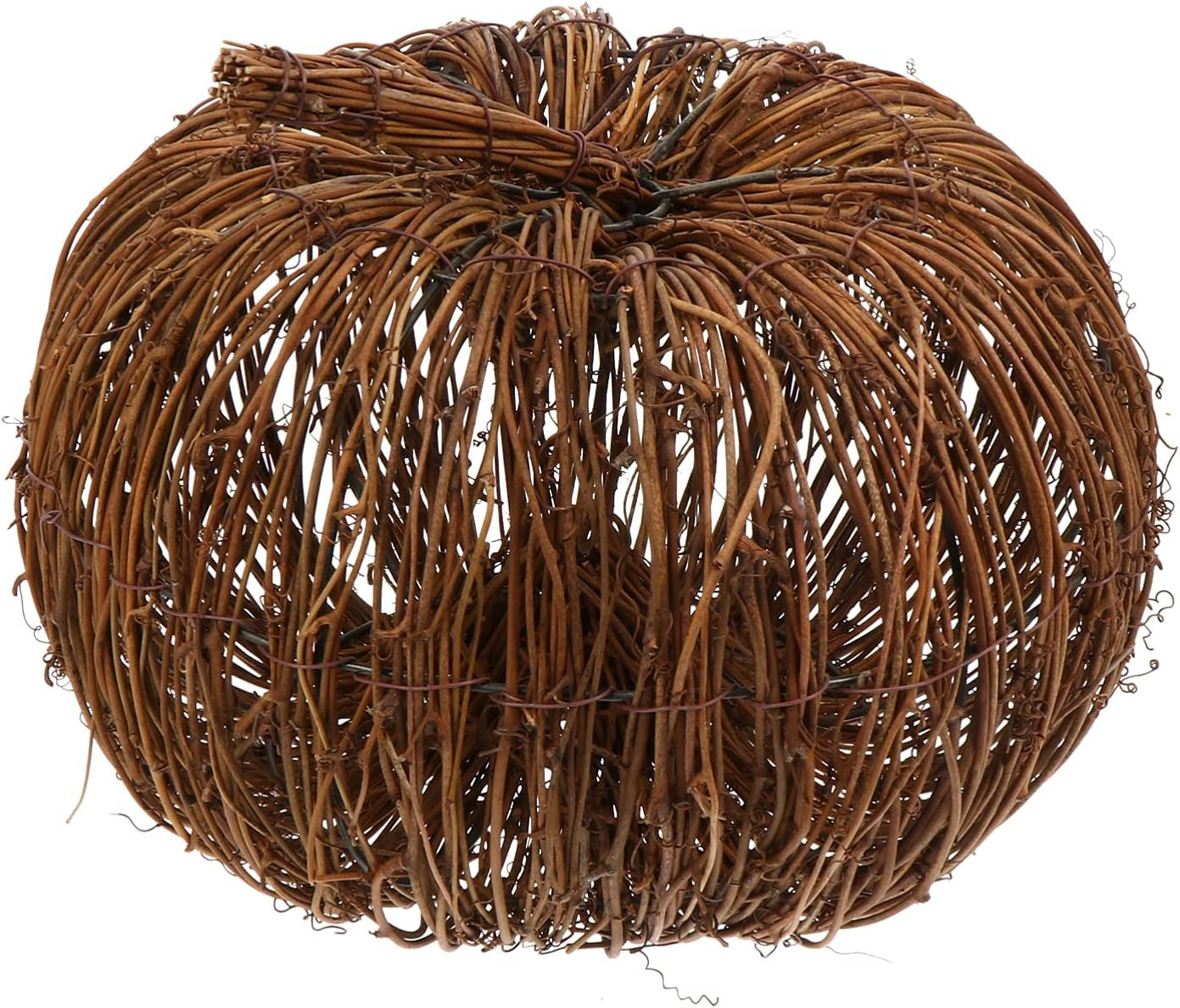 FOMIYES Rattan Lighted Pumpkin Decor Halloween Pumpkin Modeling Decor Woven Decoration for Home Bedroom Desktop DIY Hanging Craft (8.27x7.87in) | Amazon (US)