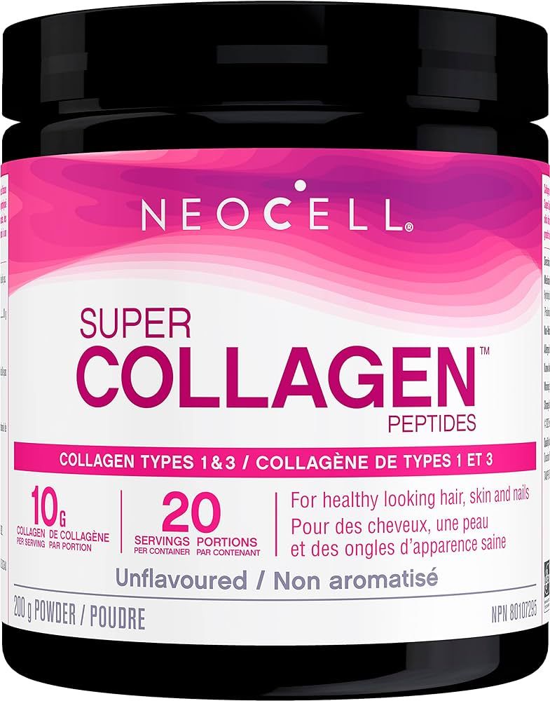 NeoCell Super Collagen Peptides Powder, 10 g Collagen per serving, Supports Healthy Hair, Skin, &... | Amazon (CA)