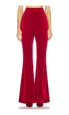 Nadine Merabi Beatrice Trousers in Red from Revolve.com | Revolve Clothing (Global)