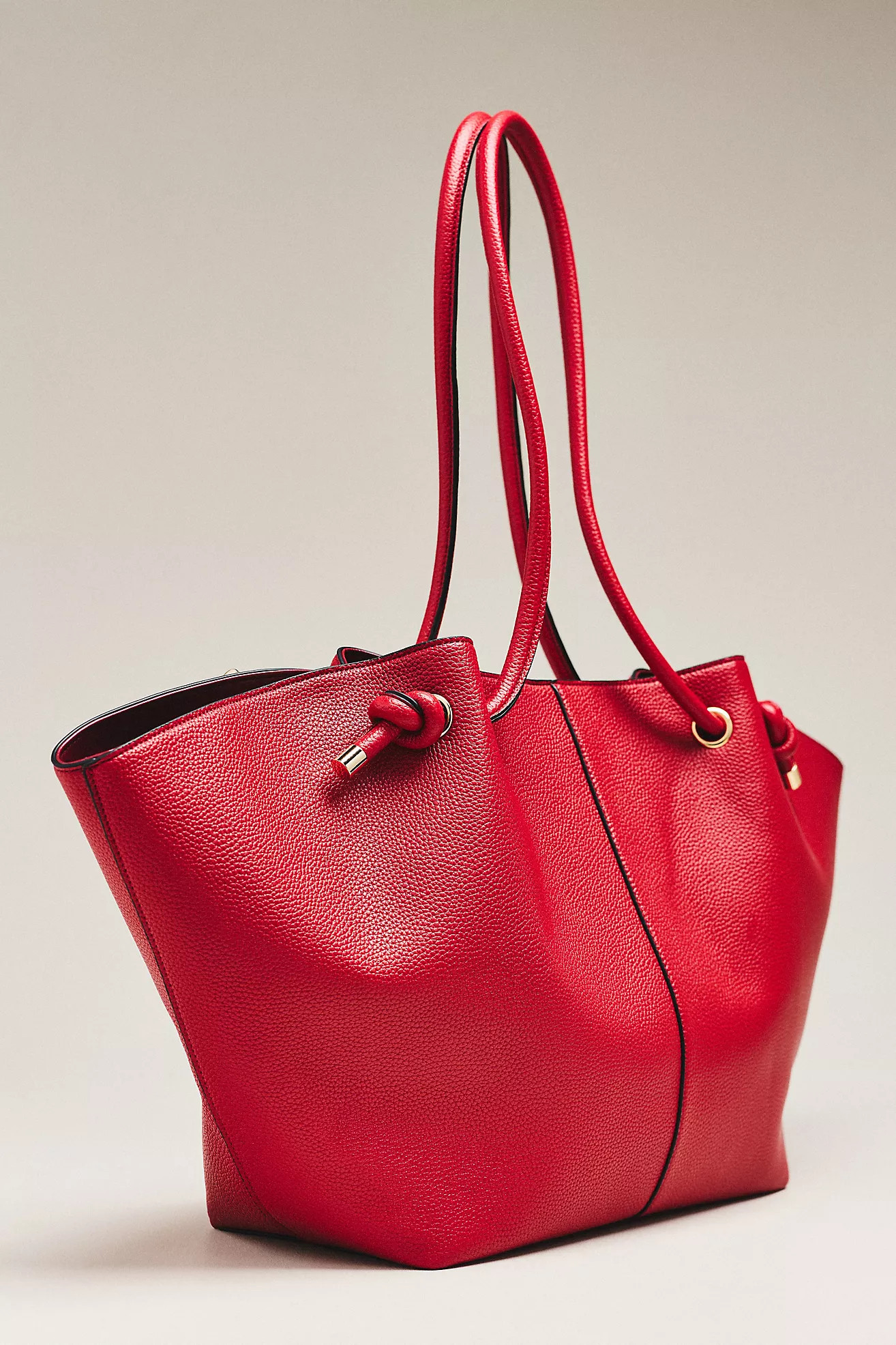 Maeve Pebbled Faux-Leather Tote | Anthropologie (US)