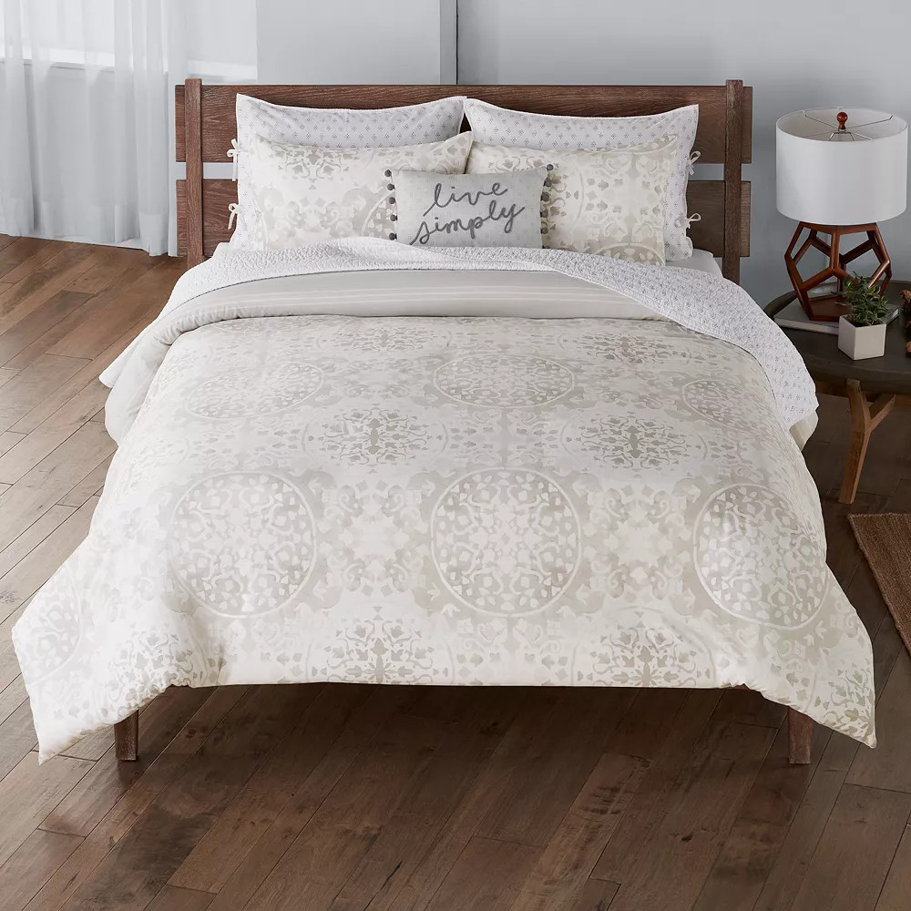 SONOMA Goods for Life® Farmhouse Medallion Duvet Cover Set | Kohl's