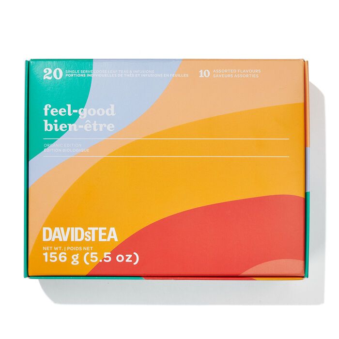 Organic Feel Good Tea Single Serves Sampler | DAVIDsTEA