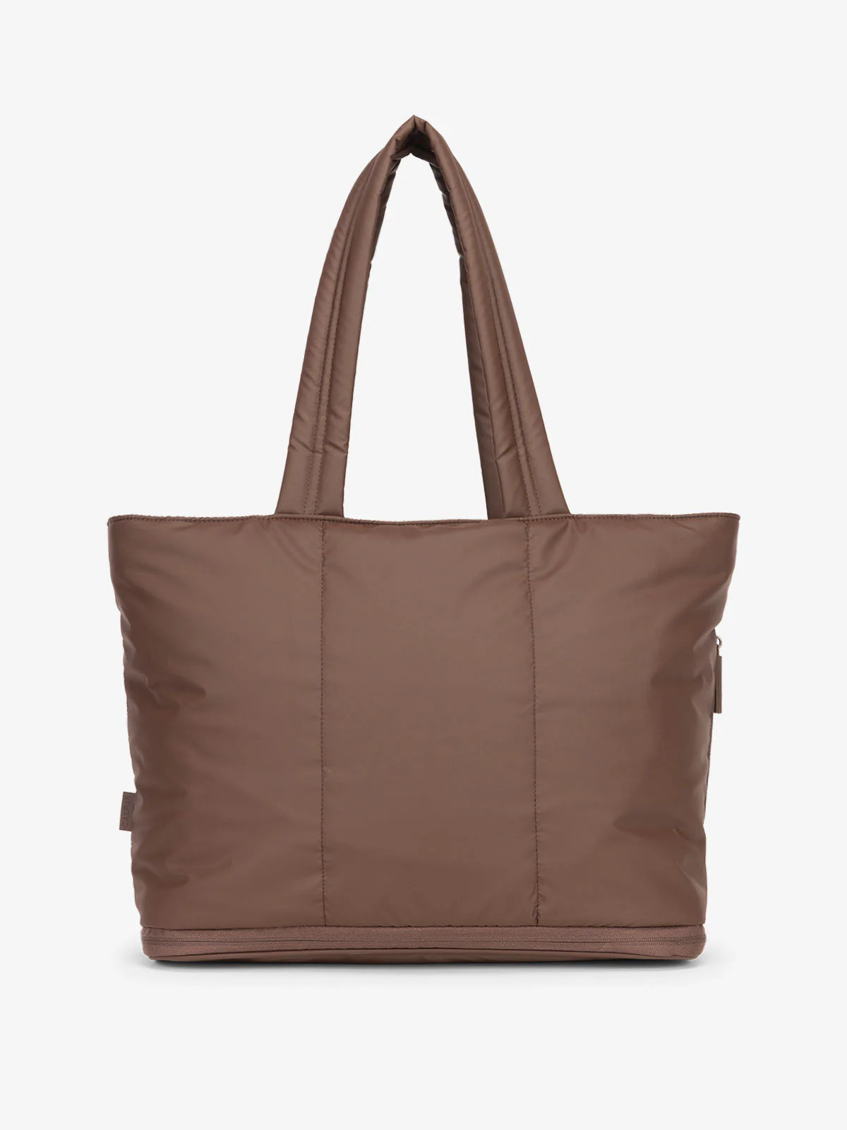 Luka Expandable Laptop Tote in Walnut | CALPAK