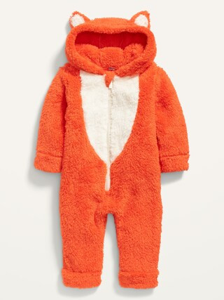 Unisex Fox-Critter Sherpa One-Piece for Baby | Old Navy (US)
