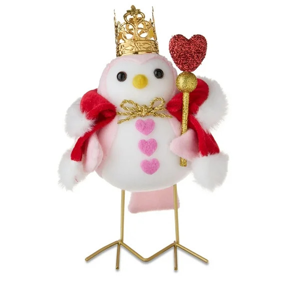 Fabric Queen Bird Tabletop Decoration, Multicolor, 7", Valentine's Day by Way To Celebrate | Walmart (US)