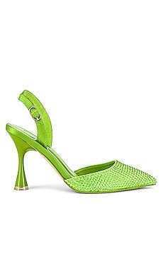 Jeffrey Campbell Zivote Slingback Heel in Green Combo from Revolve.com | Revolve Clothing (Global)