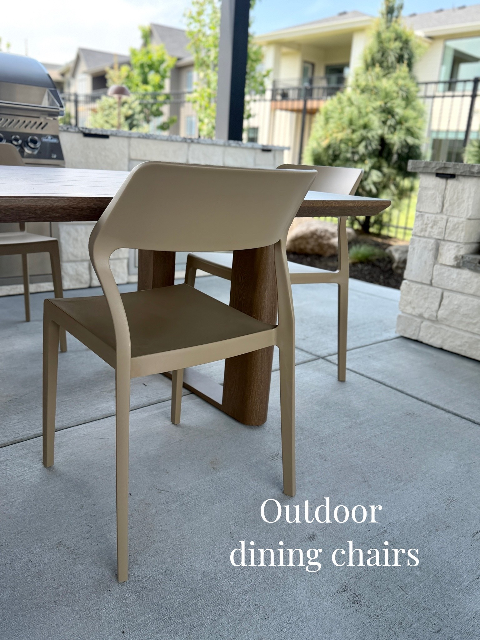Love our outdoor dining chairs. Great back support and easily wipes off.

#LTKdayinmylife #LTKHome #LTKSaleAlert