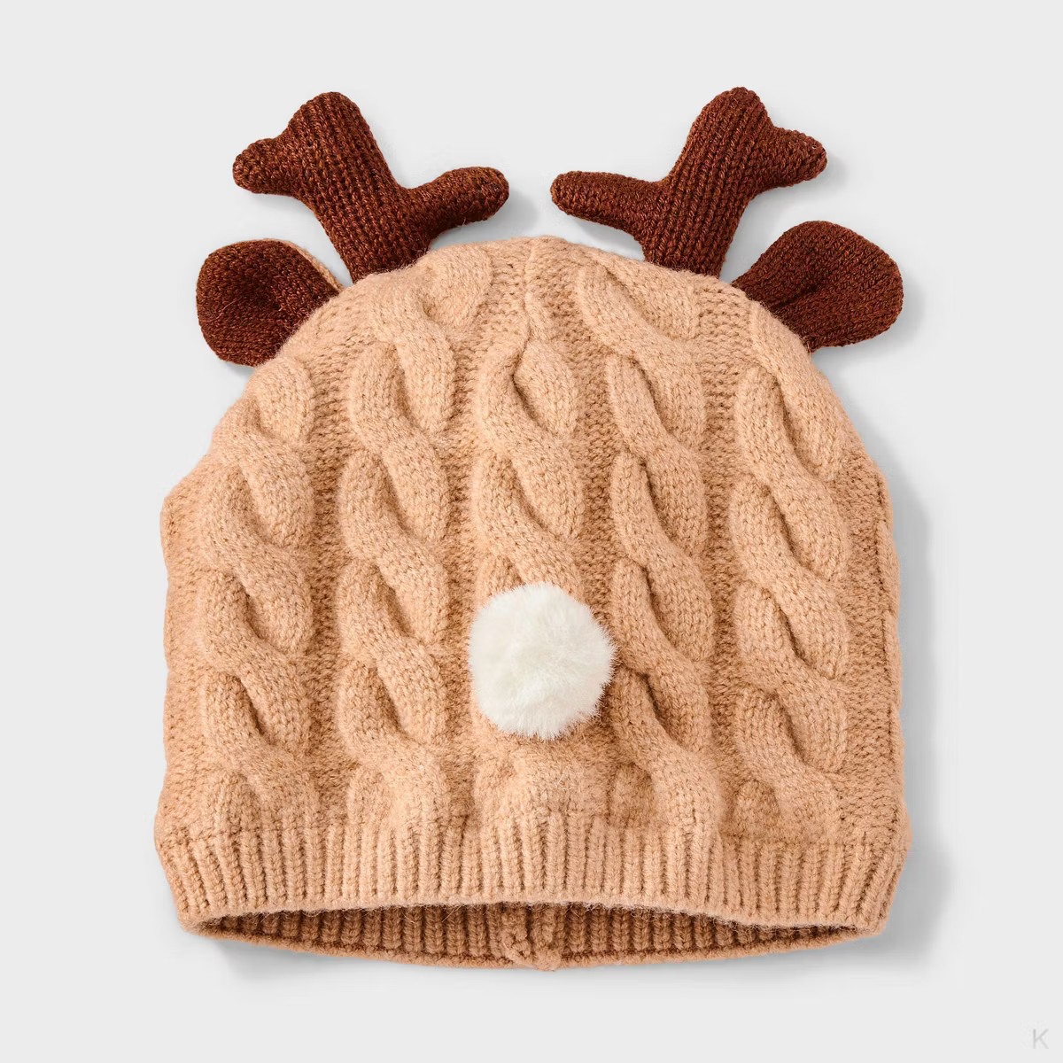 Baby Reindeer Beanie - Cat & Jack™ Brown | Target