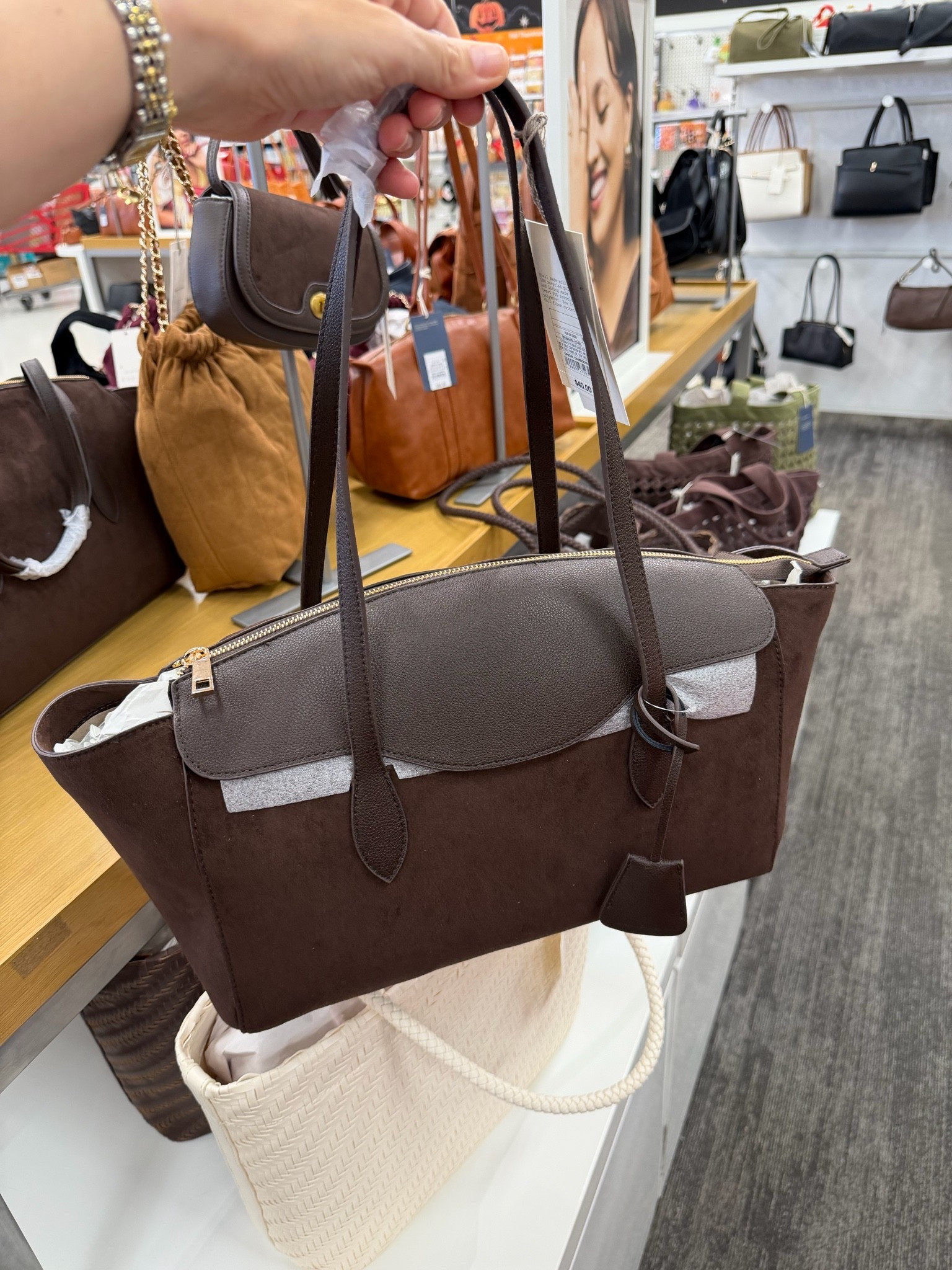 Select Target accessories are 20% off, they have the best selection of handbags for fall! #targetstyle