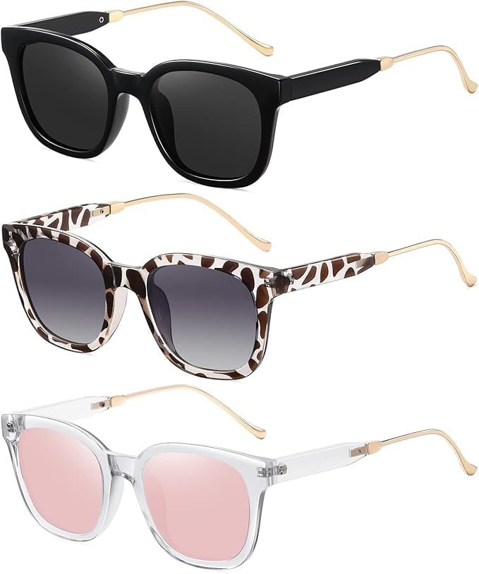 Sunglasses for Women Classic Vintage Sunglasses Retro Oval 90s Trendy Shades Sun Glasses UV400 Pr... | Amazon (US)