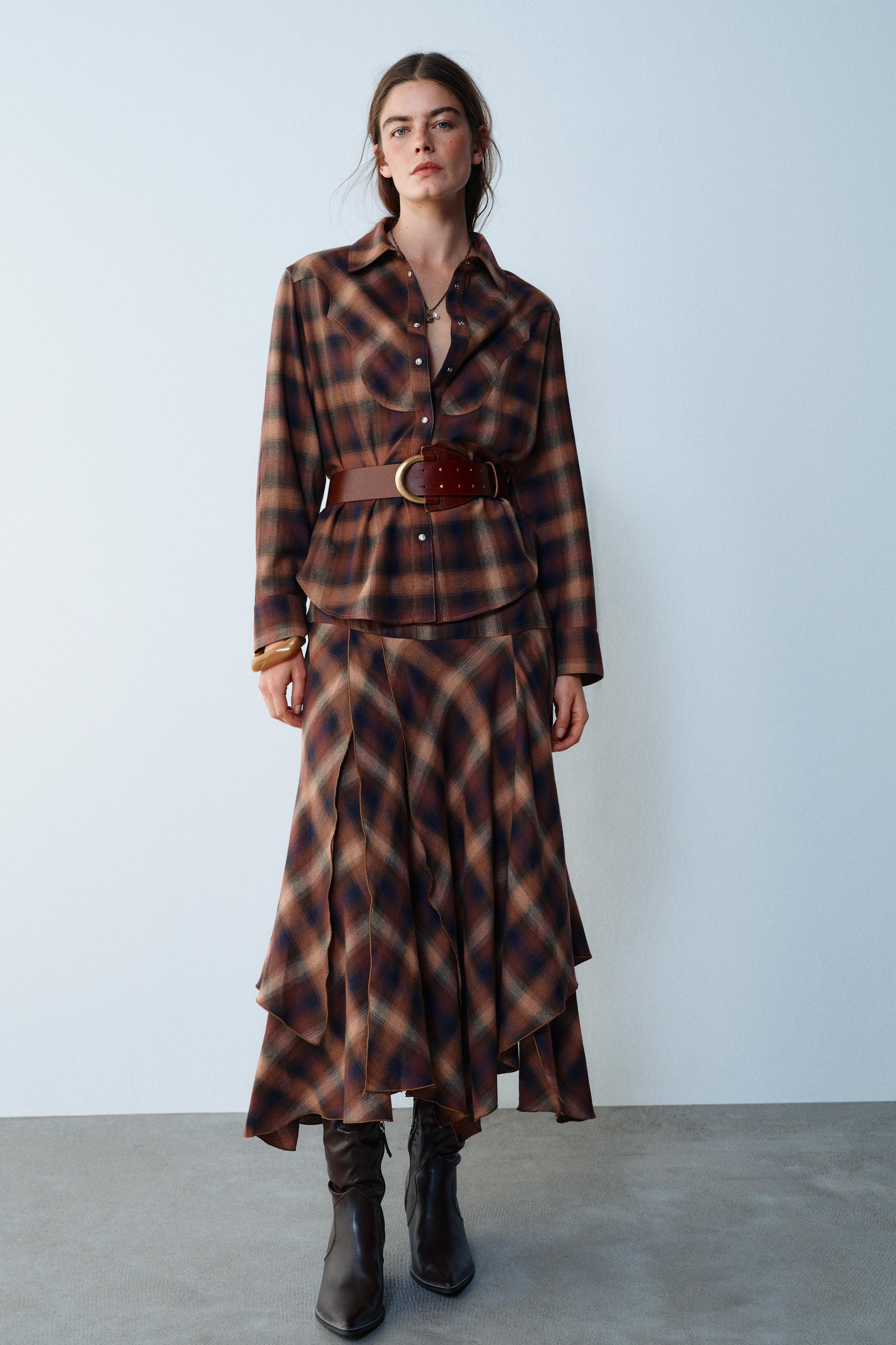 CHECKED SHIRT | Zara US