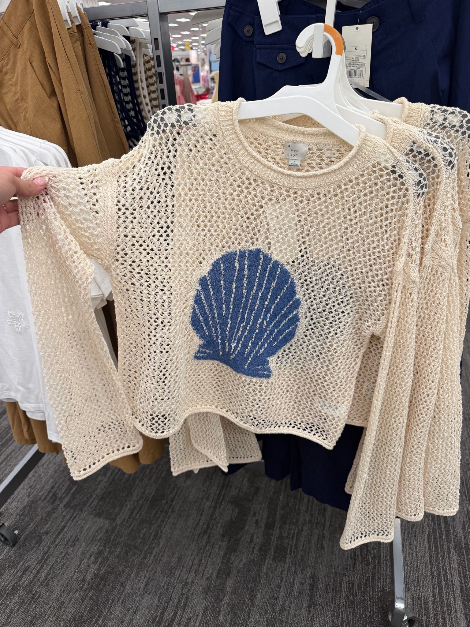 Snagged this IMMEDIATELY!🐚— Target top!

#LTKootd #LTKSeasonal #LTKSaleAlert