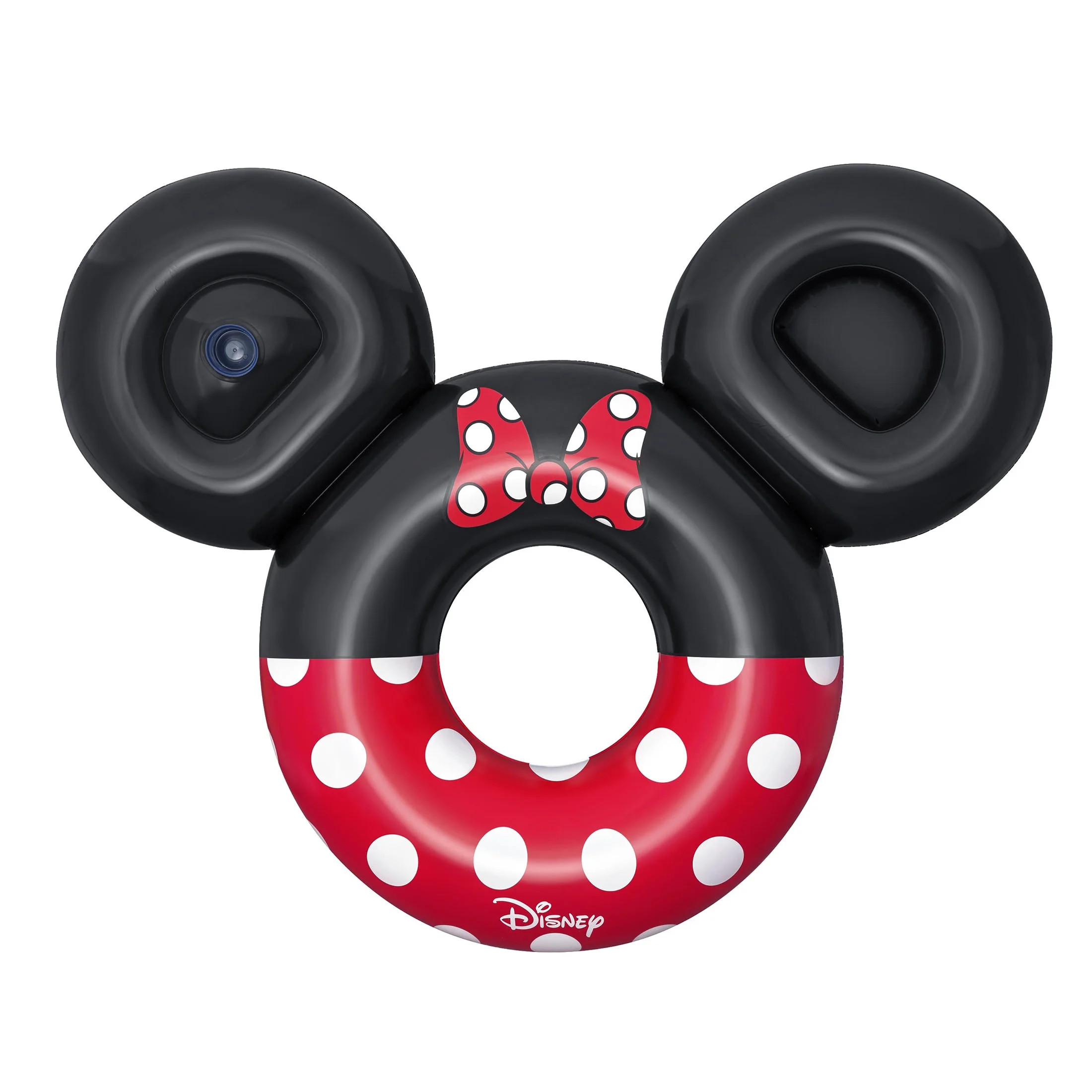 Disney Minnie Mouse Inflatable Swim Tube with Cup Holder & Storage Space, Extra Large 44’’ Di... | Walmart (US)