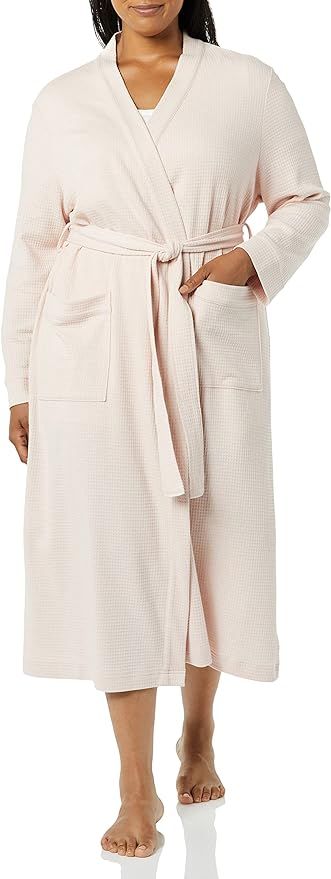 Amazon Essentials Women's Lightweight Waffle Full-Length Robe (Available in Plus Size) | Amazon (US)