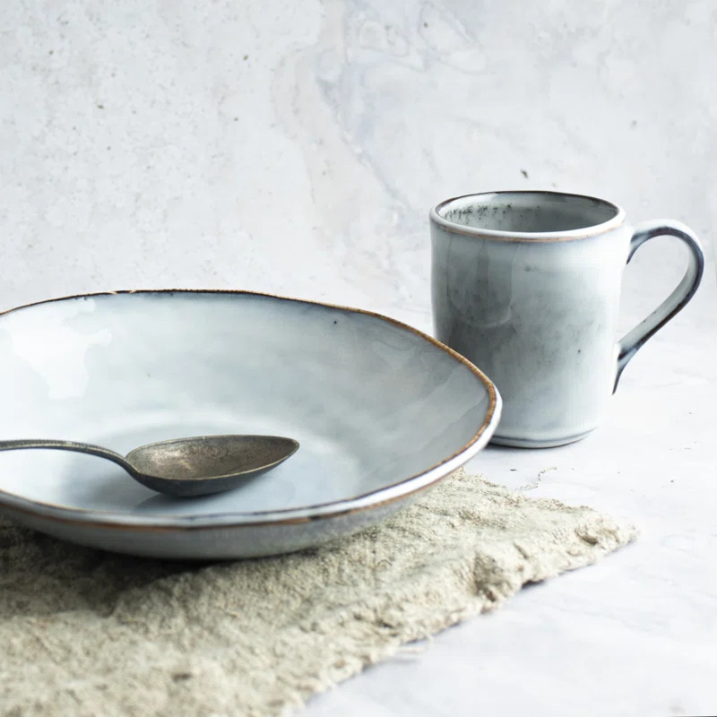 16 Piece Stoneware Dinnerware Set - Service for 4 | Wayfair North America