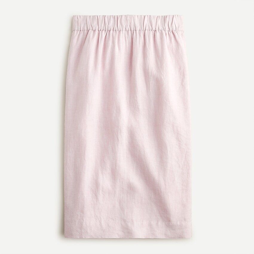 Pull-on linen skirt | J.Crew US