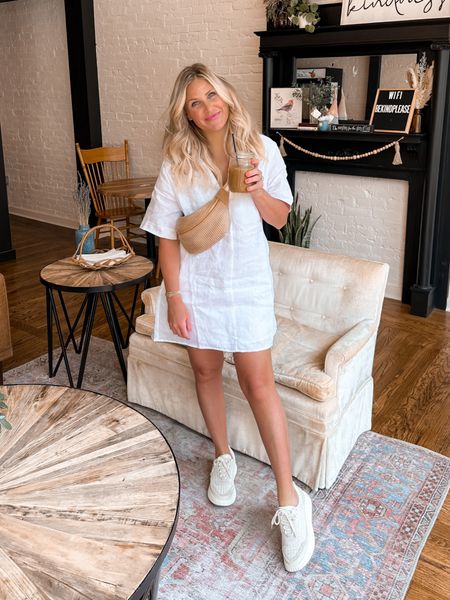 One of my all time favorite dresses from diish! Sneakers are Dolce Vita! 

White dress
Linen dress
Summer dress

#LTKshoecrush #LTKstyletip #LTKSeasonal