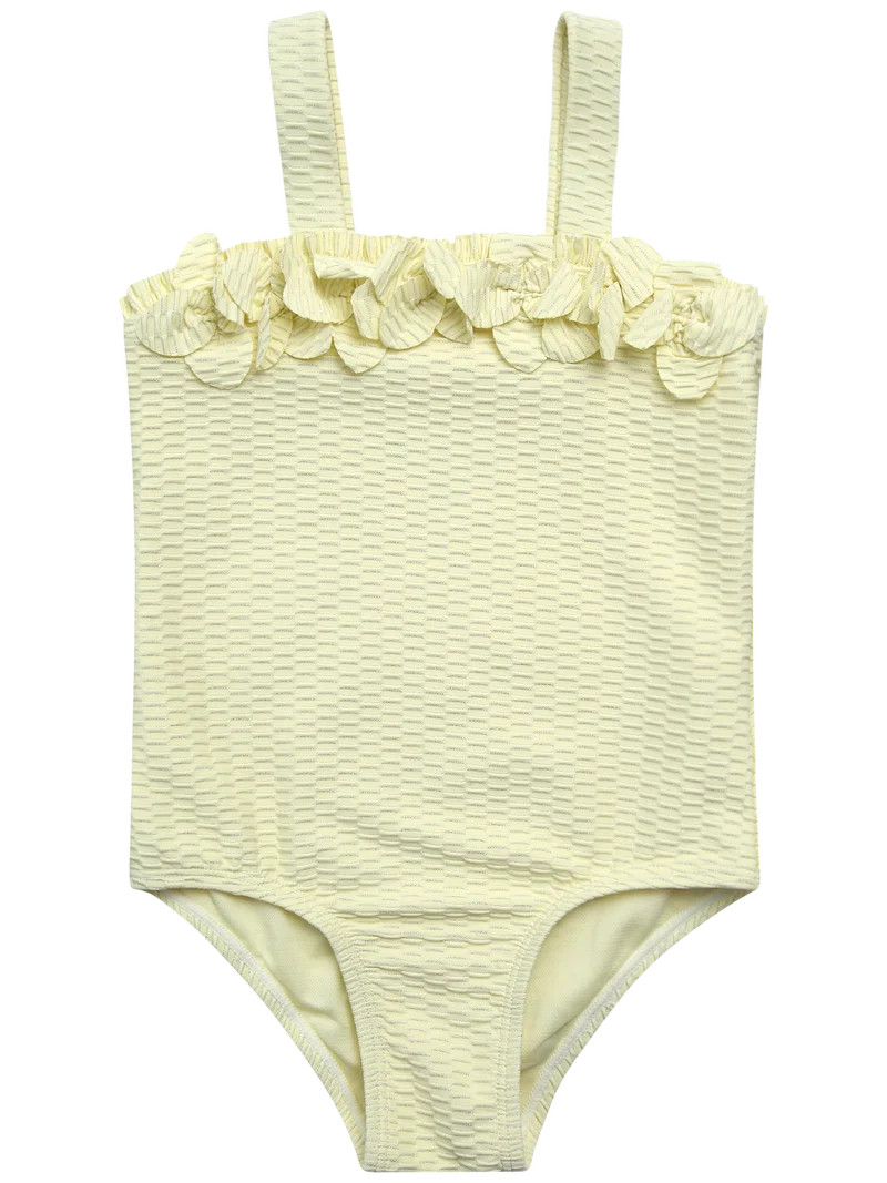 Jessica Simpson Girls' Flower One-piece Swimsuit, Sizes 4-16 | Walmart (US)