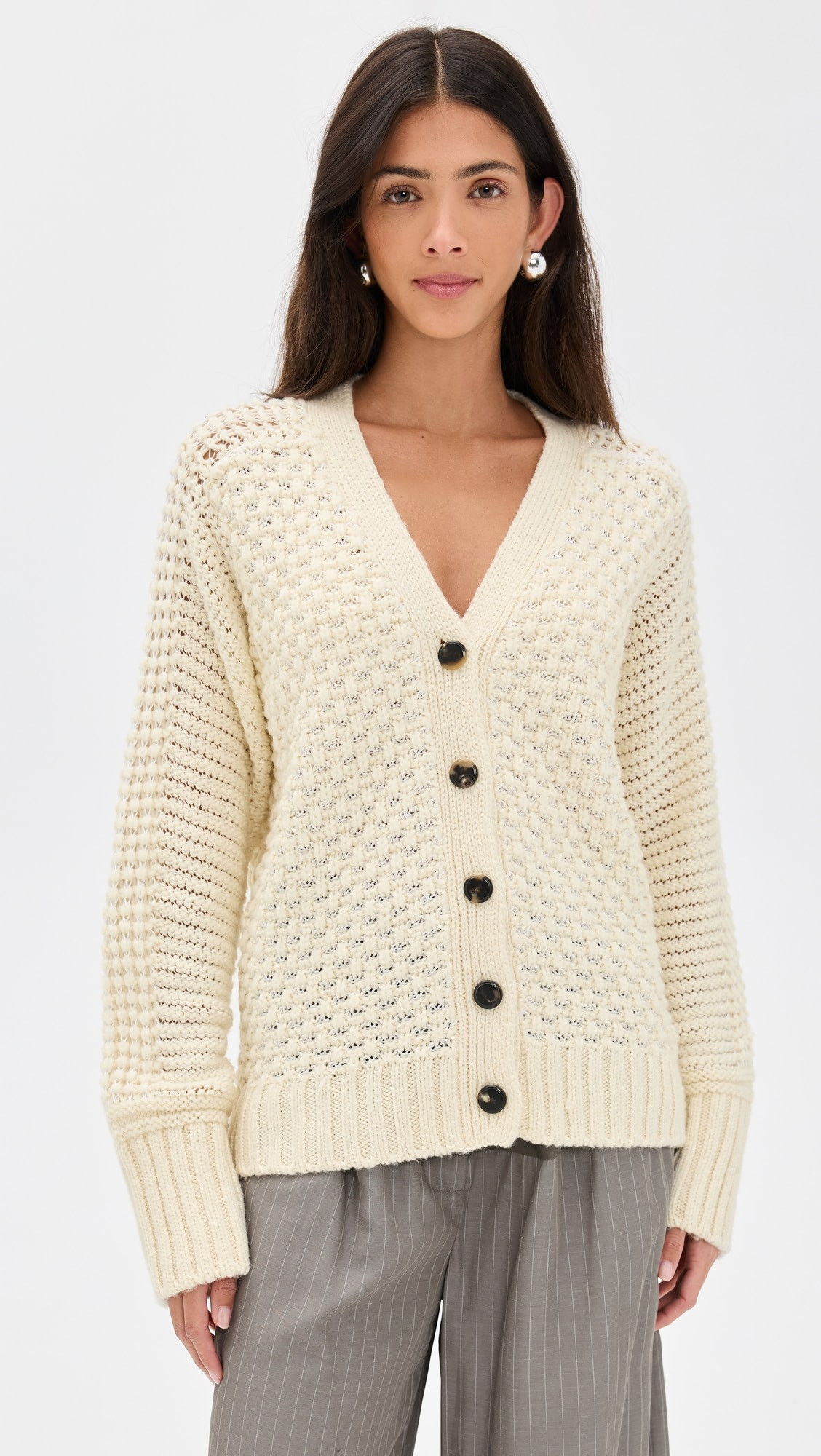 Textured Stitch Cardigan | Shopbop