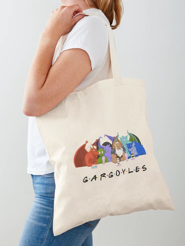 GARGOYLES - Black font Tote Bag | Redbubble (US)