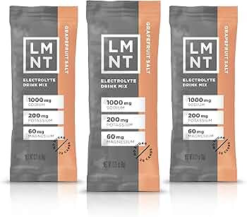 LMNT Zero-Sugar Electrolytes - Grapefruit Salt - Hydration Powder Packets | No Dodgy Ingredients ... | Amazon (US)