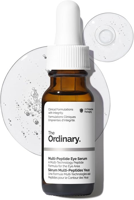 The Ordinary Multi-Peptide Eye Serum, Anti-Aging Formula for Crow’s Feet, Dark Circles & Puffin... | Amazon (US)