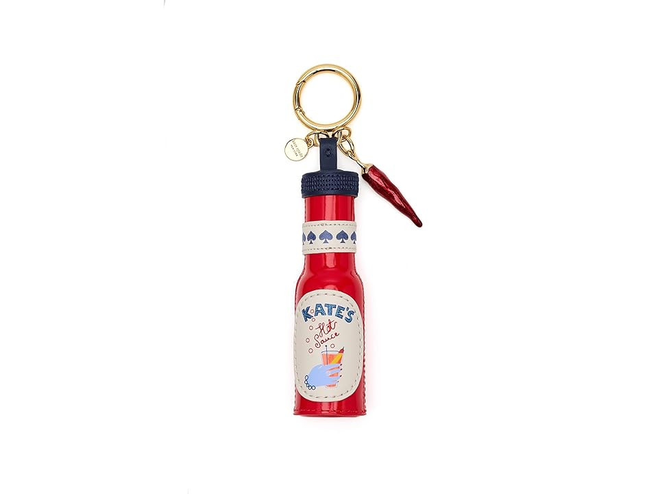 Kate Spade New York Charmed Embellished Pu Hot Sauce Bag Charm Wallet Women's Handbags, Leather | Zappos.com
