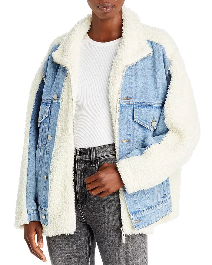 Faux Sherpa Denim Jacket | Bloomingdale's (US)