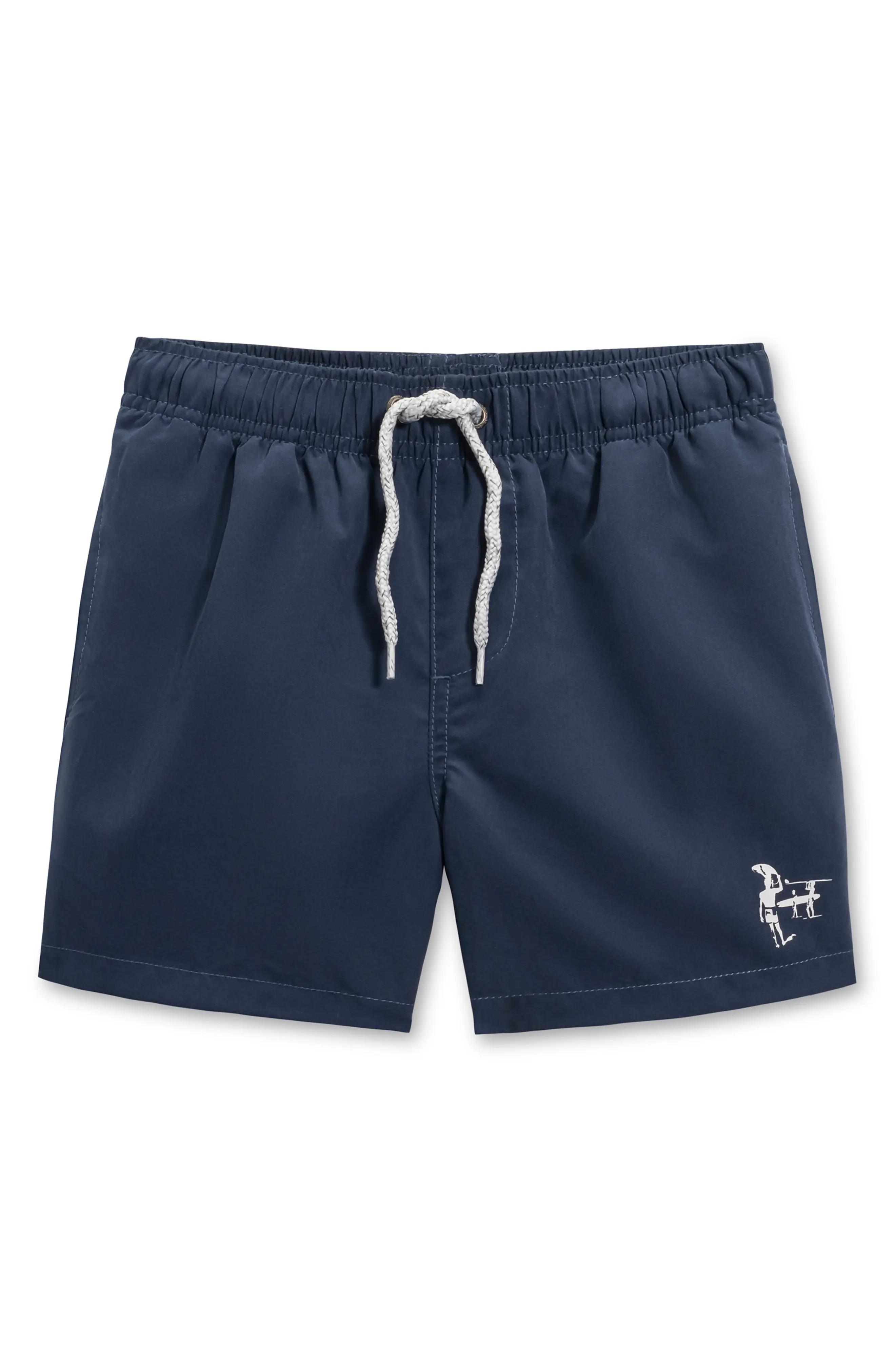 THE ENDLESS SUMMER Kids' Solid Swim Trunks in Navy at Nordstrom Rack, Size 7Y | Nordstrom Rack
