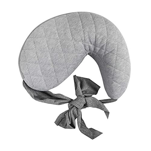 Boppy Anywhere Travel Nursing Pillow, Soft Gray, Plus Sized to Petite with Stretch Belt, Portable Nursing Pillow, Breastfeeding and Bottle-Feeding Support, Machine Washable | Amazon (US)