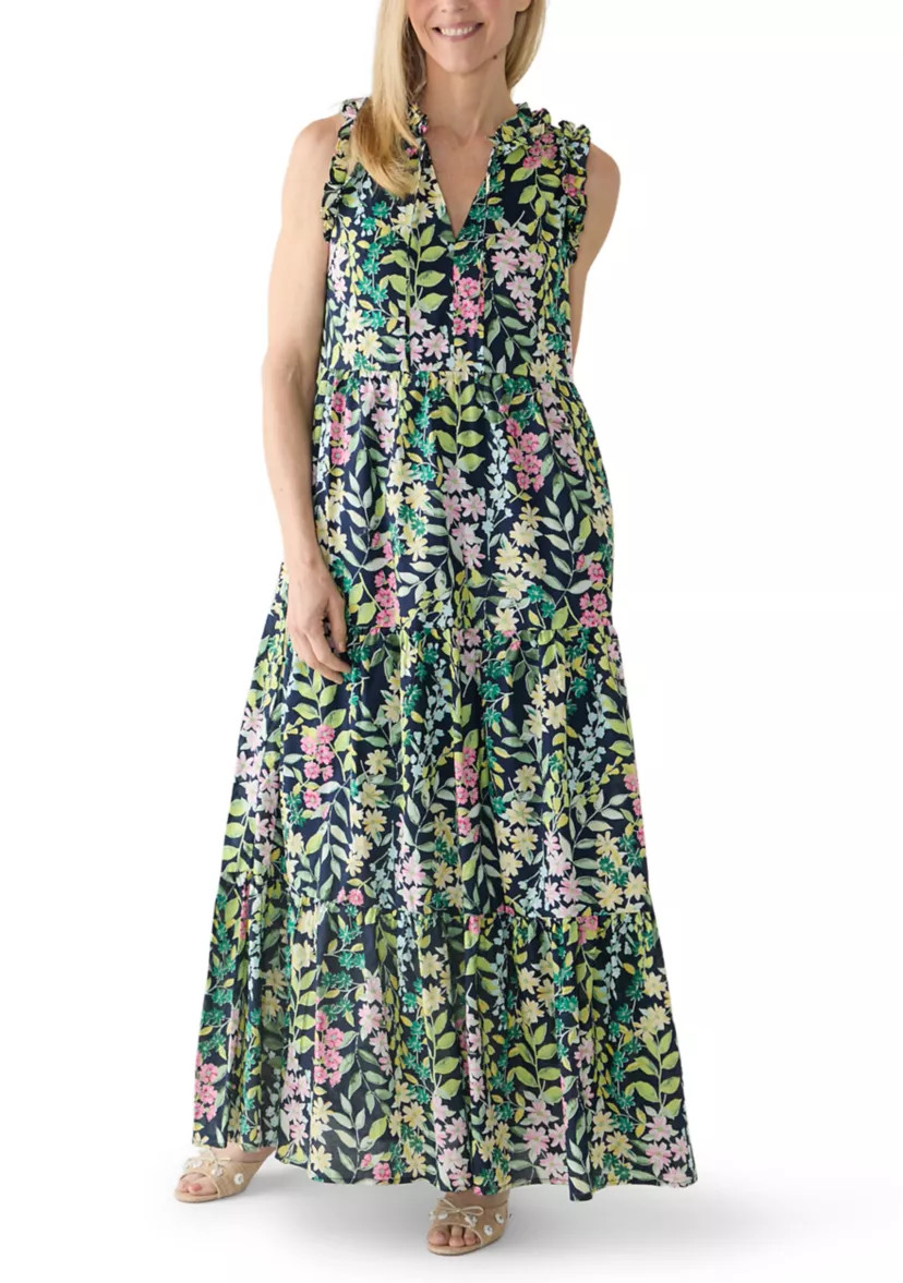 Women's Sleeveless Tiered Maxi Dress | Belk