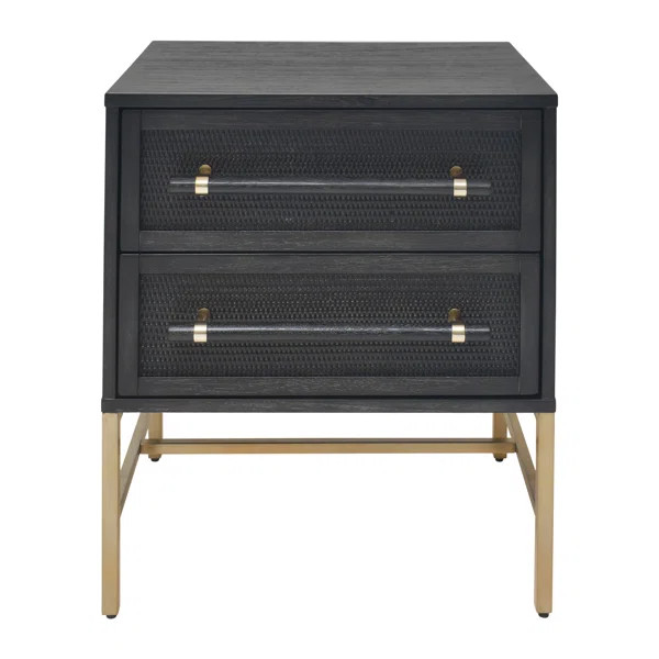 Sophia 25'' Tall 2 - Drawer Nightstand | Wayfair North America