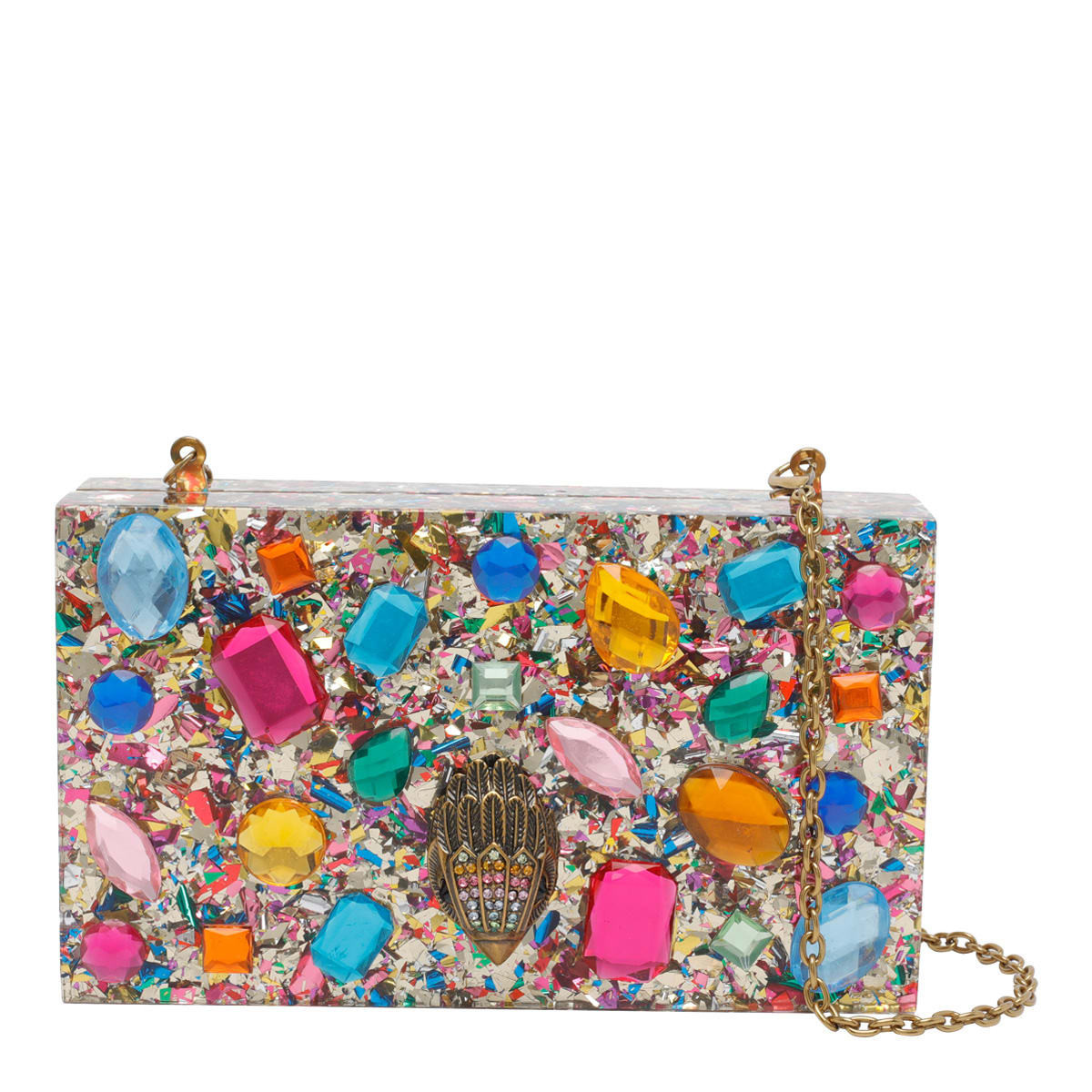Kurt Geiger Crystals Box Clutch | Italist.com US