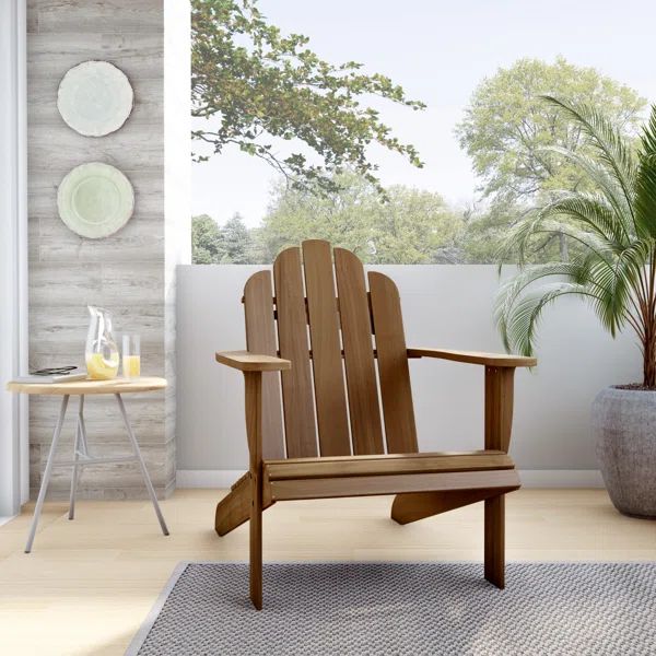 Langport Solid Wood Adirondack Chair | Wayfair North America