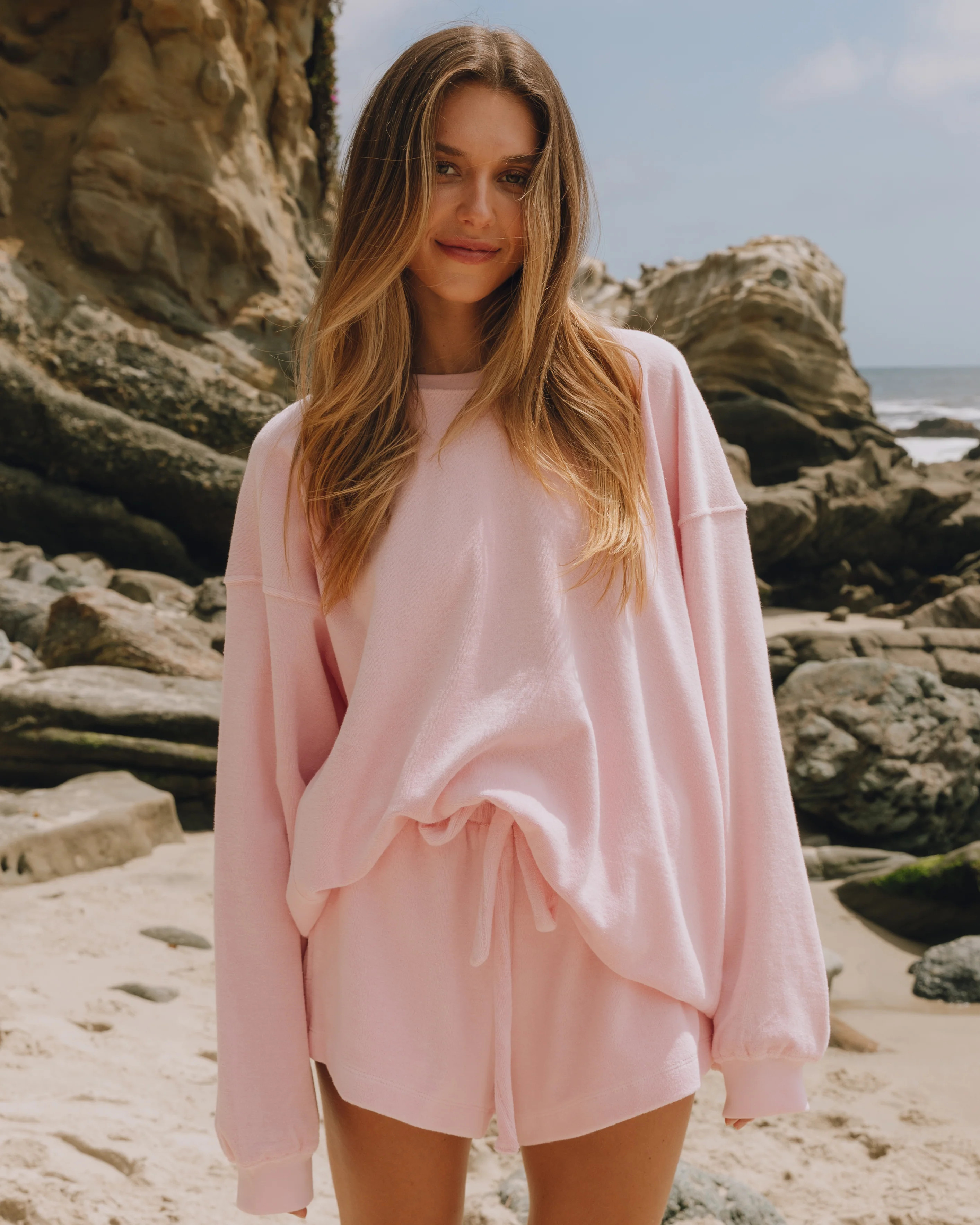 Terry Oversized Crew - Baby | Daily Drills