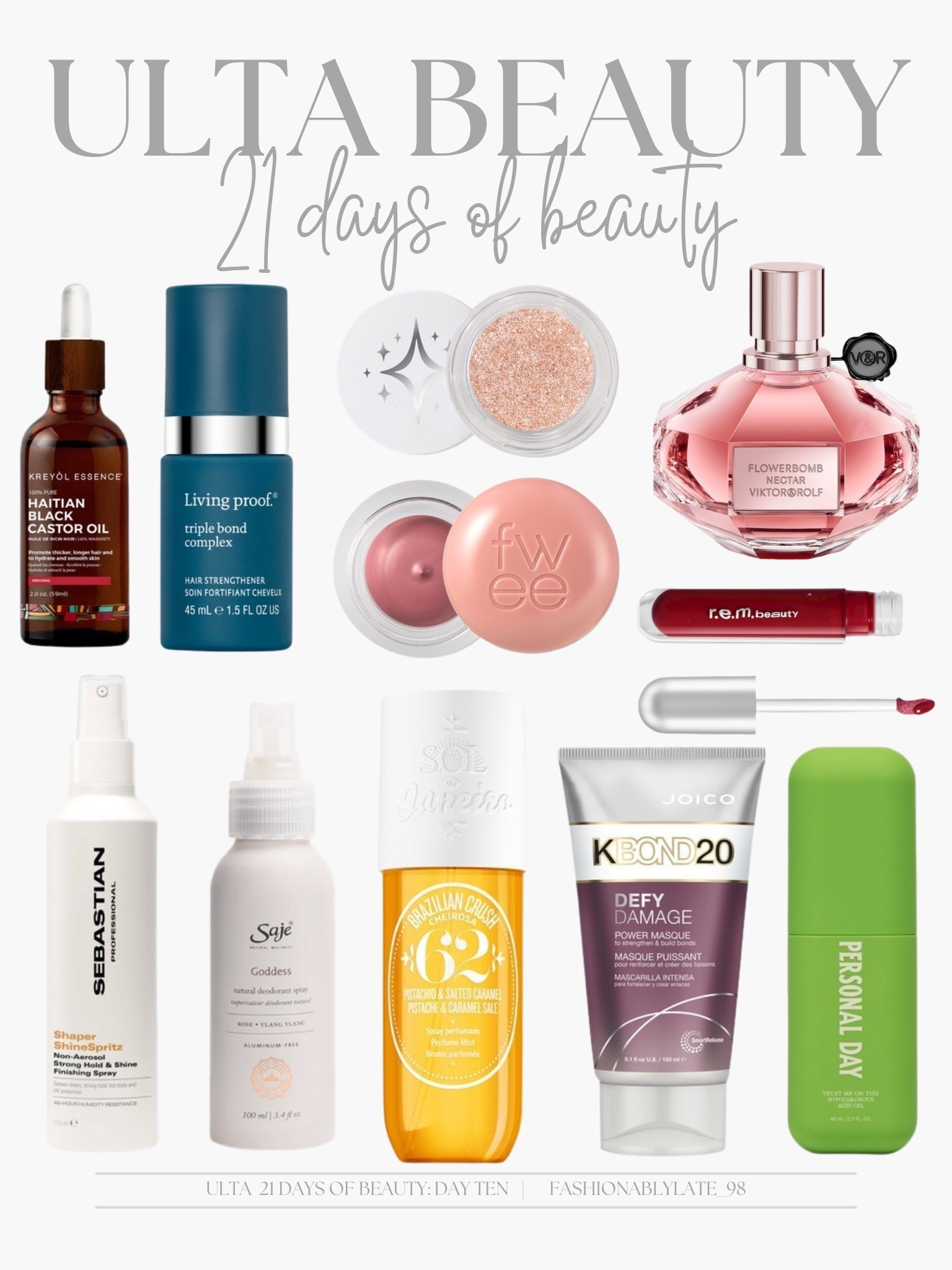ulta 21 days of beauty - 50% off today only!

#LTKSaleAlert #LTKBeauty #LTKselfcare