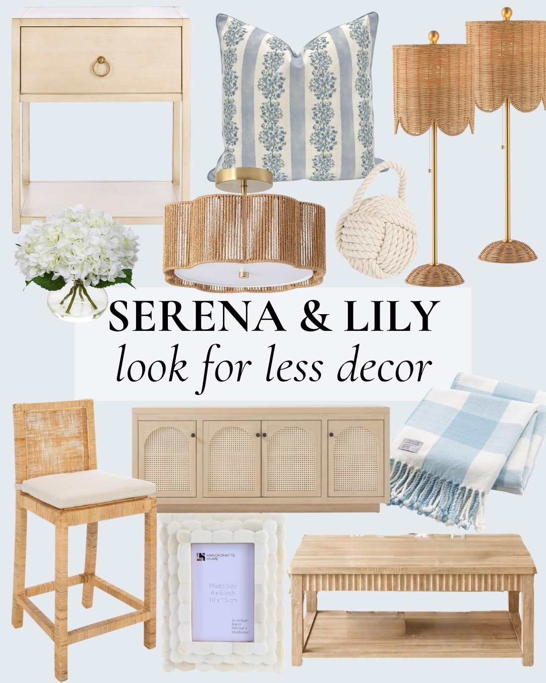 Serena & Lily inspired home decor the same look but lower cost!

#LTKHome