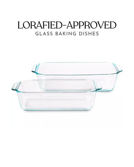 LORAfied Approved - Glass Baking Dishes 
On sale for $25!

#LTKhome #LTKsalealert #LTKunder50