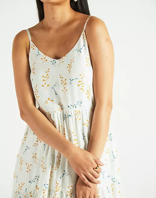 Madewell x Reistor Tiered Midi Dress | Madewell