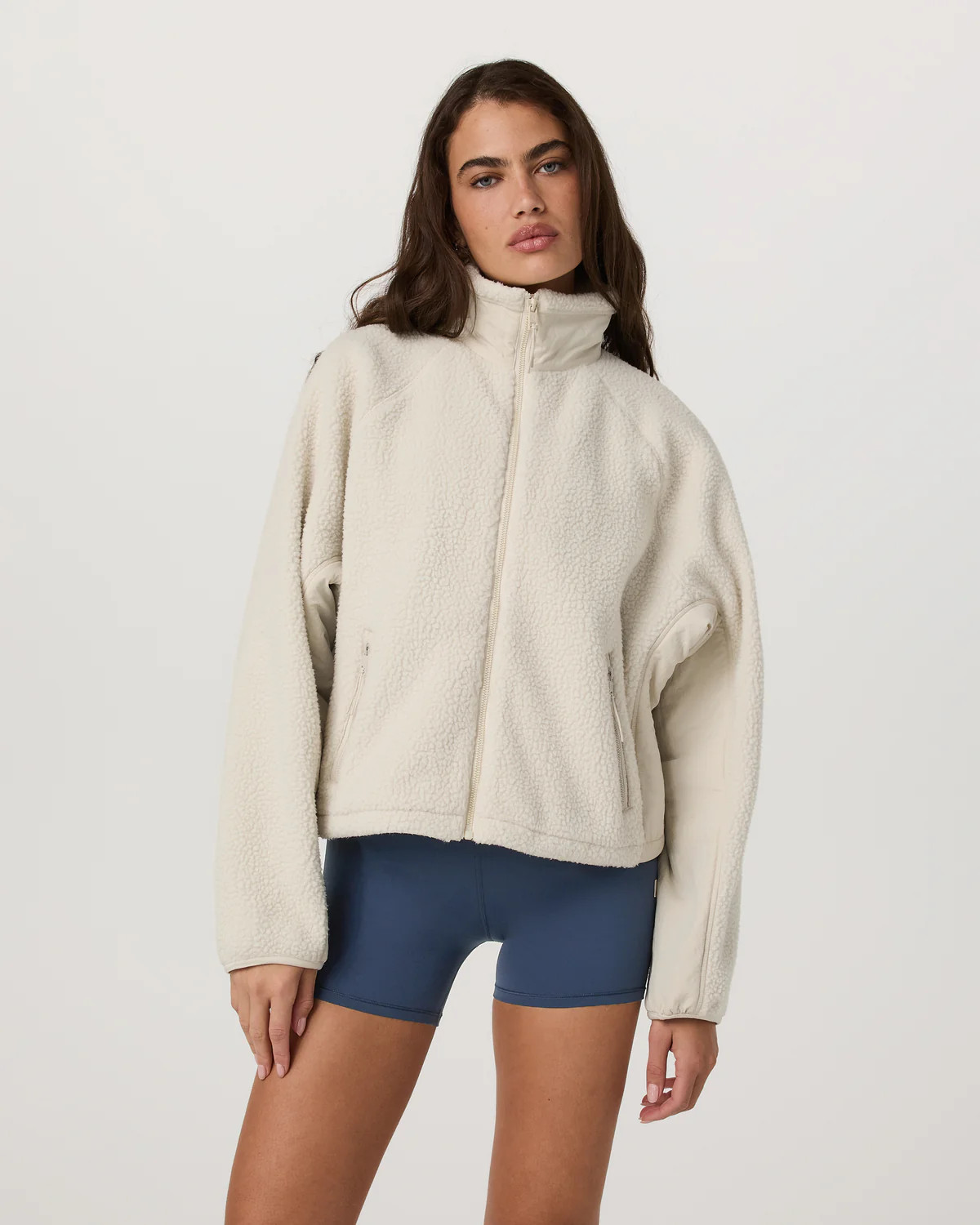 Alpine Jacket | Women's Cozy Fleece Jacket in Bone | Vuori | Vuori Clothing (US & Canada)