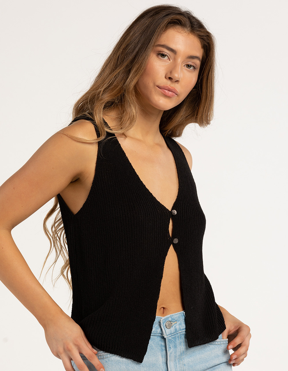 COTTON CANDY LA Fly Away Womens Sweater Tank Top | Tillys